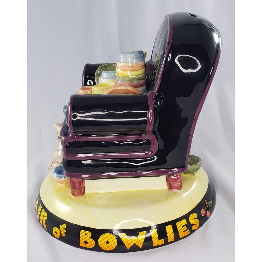 Mary Engelbreit Life Is Just A Chair Of Bowlies Piggy Bank 1994 - Picture 3 of 7